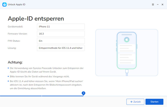 iPhone per USB verbinden