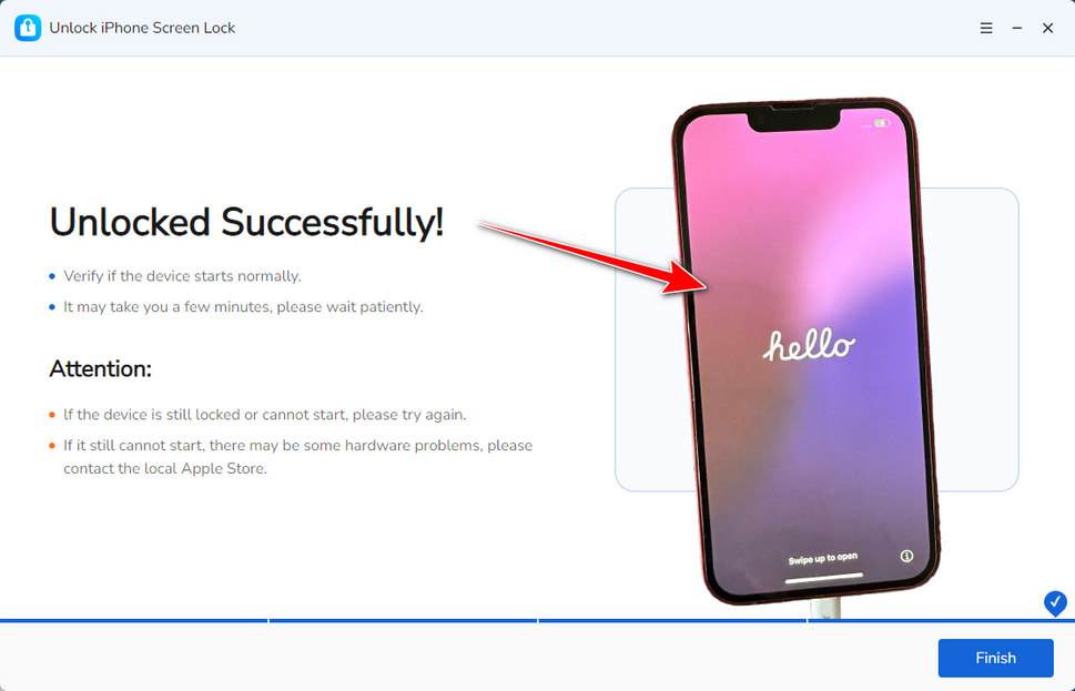 iPhone-Bildschirmsperre erfolgreich entsperren
