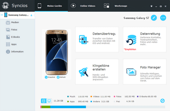 Samsung Galaxy S7 Transfer