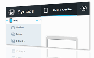 iPad Daten mit Syncios iPad Transfer übertragen