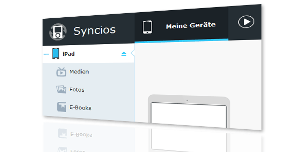 iPad-Daten via Syncios iPad Transfer übertragen