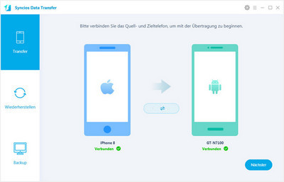 transfer data from iphone to Samsung Galaxy Note 7