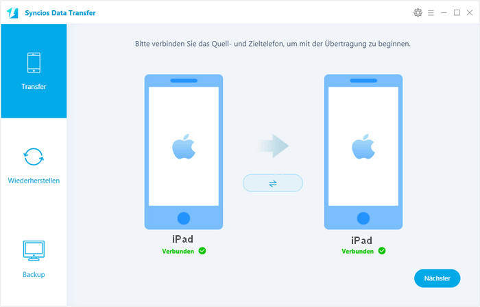 Übertragen daten von alte ipad zu neue iPad mini 4