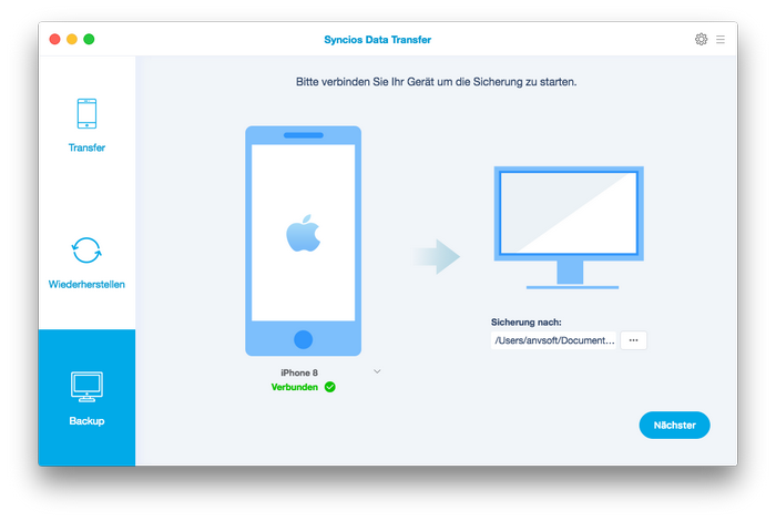 iPhone-Data auf Mac übertragen